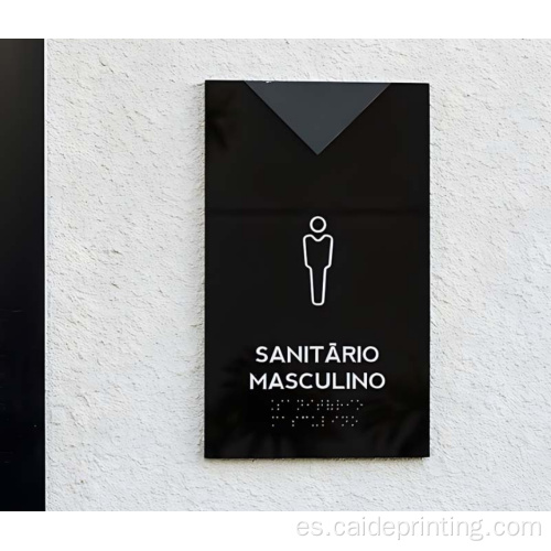 letrero de ADA personalizado Cartas elevadas